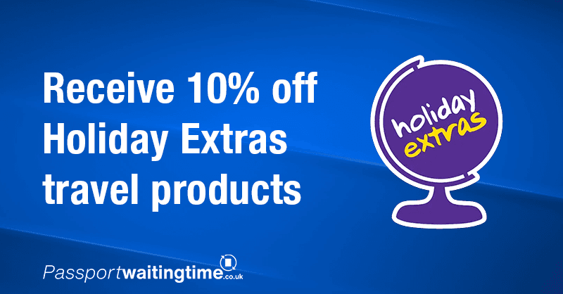 Holiday Extras 10% discount for Passport Waiting Time readers