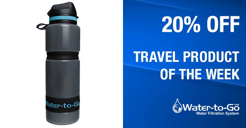 Travel Essential: Get 20% Off Water-to-Go Bottles – This Week’s Exclusive Offer