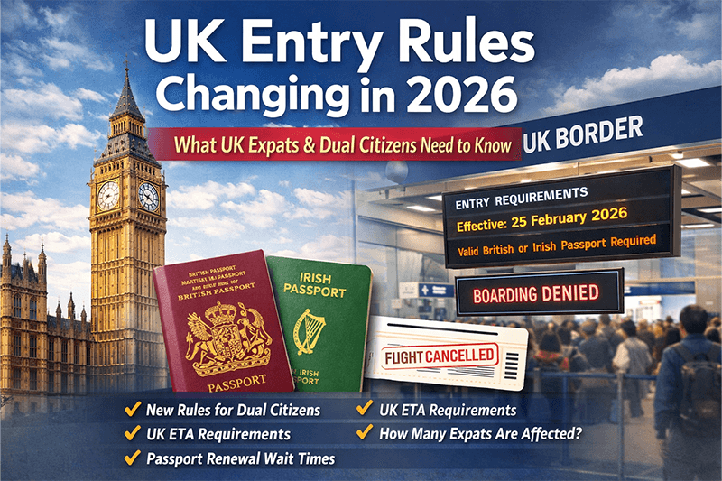 New UK Entry Rules for Expats: What’s Changing in 2026 and Who Is Affected?